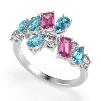 Fashion Multi-Shape Split Shank Garvi Band