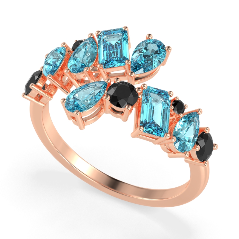 Fashion Multi-Shape Split Shank Garvi Band