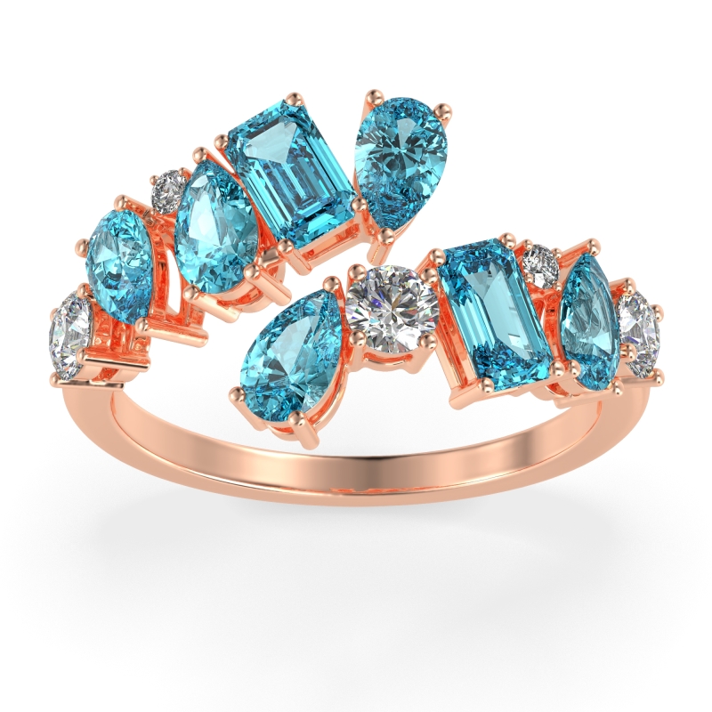 Fashion Multi-Shape Split Shank Garvi Band