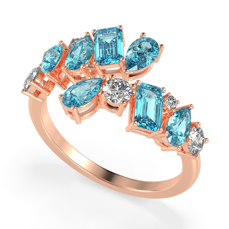 Fashion Multi-Shape Split Shank Garvi Band