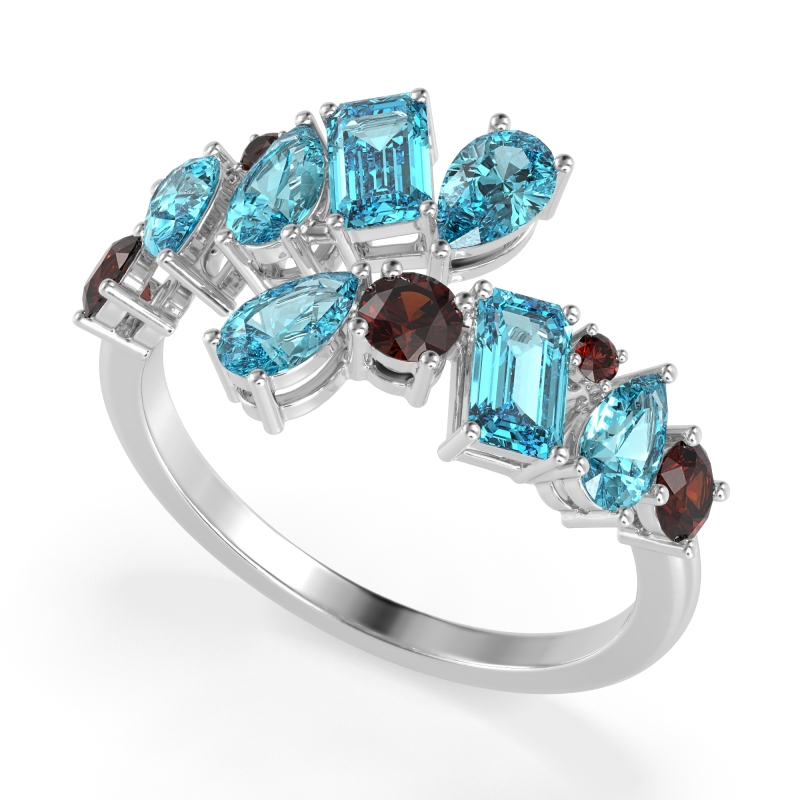 Fashion Multi-Shape Split Shank Garvi Band