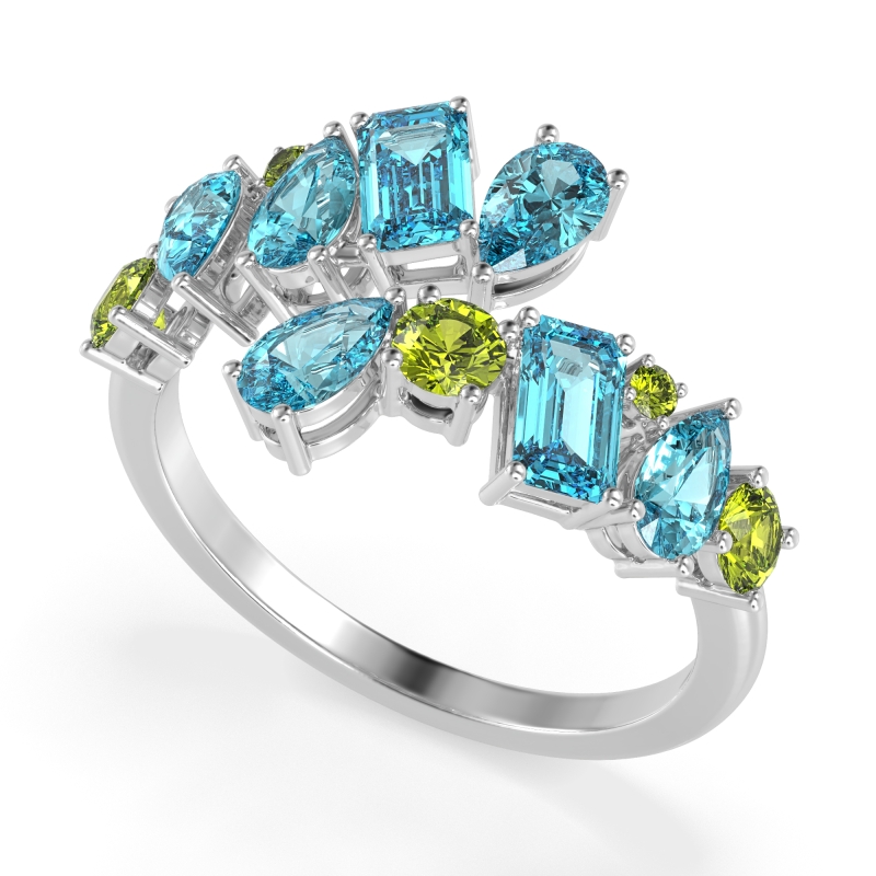 Fashion Multi-Shape Split Shank Garvi Band