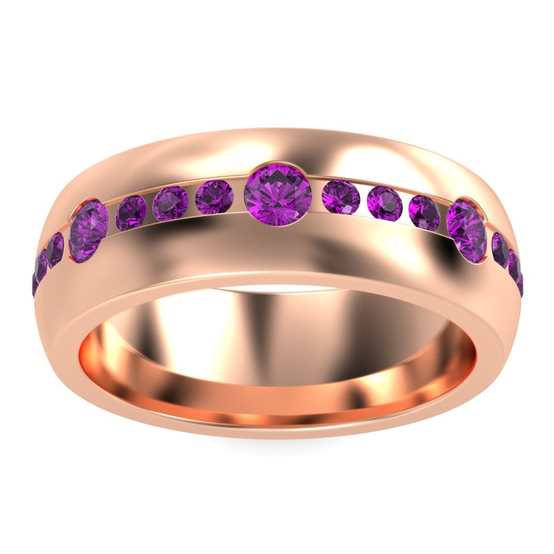 8mm Men's Modern Channel Band