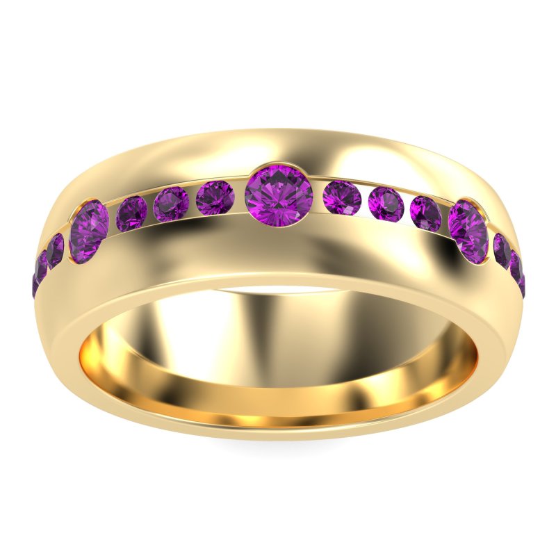 8mm Men's Modern Channel Band