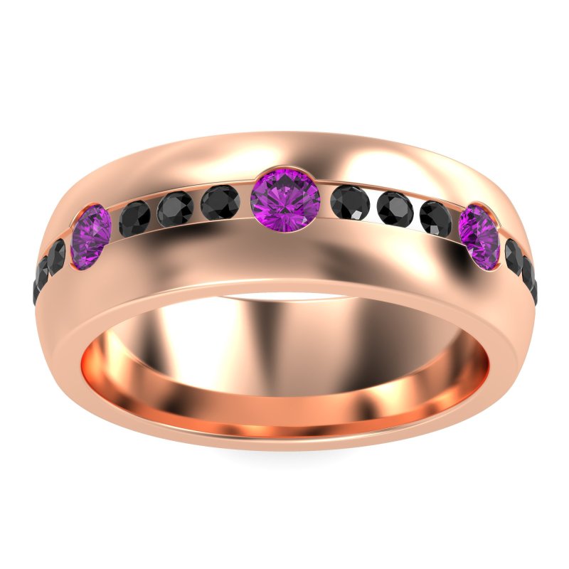 8mm Men's Modern Channel Band