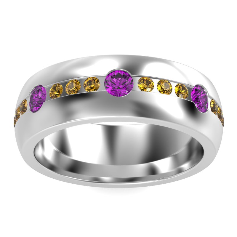 8mm Men's Modern Channel Band