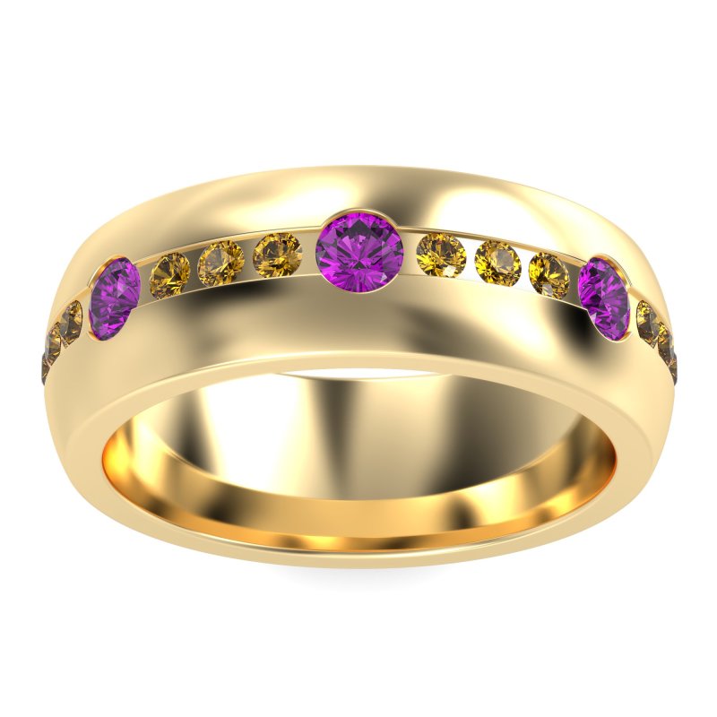 8mm Men's Modern Channel Band