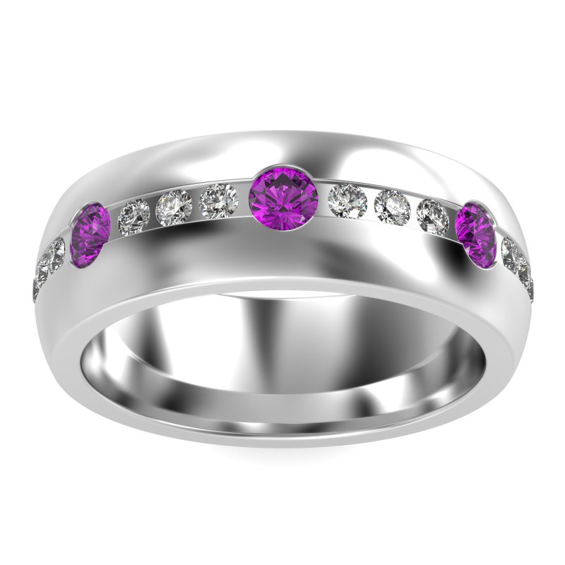 8mm Men's Modern Channel Band