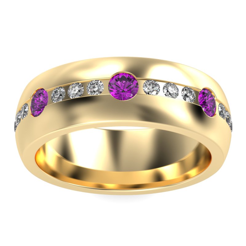 8mm Men's Modern Channel Band