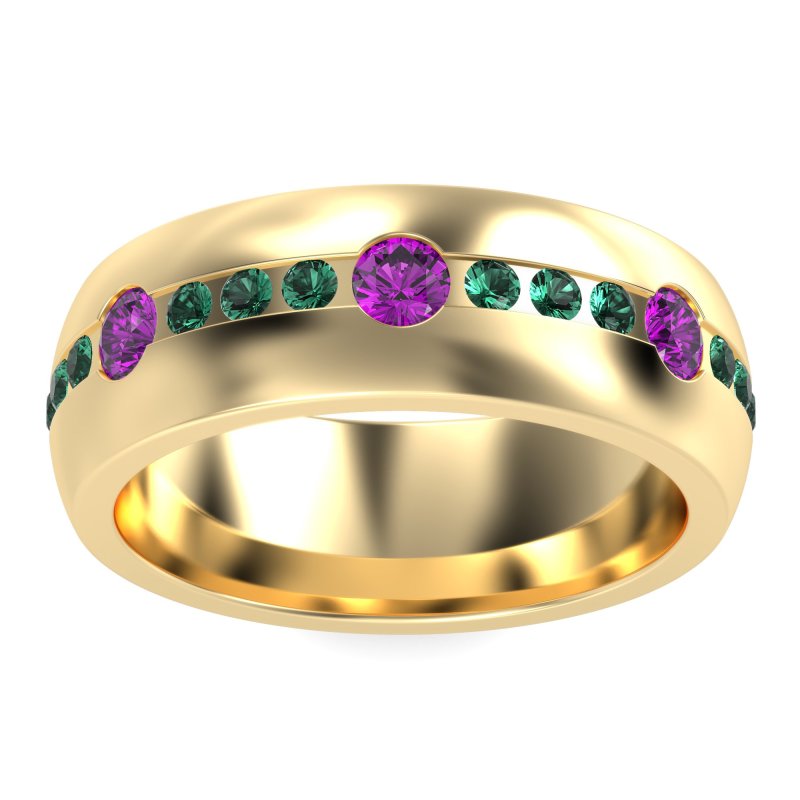 8mm Men's Modern Channel Band