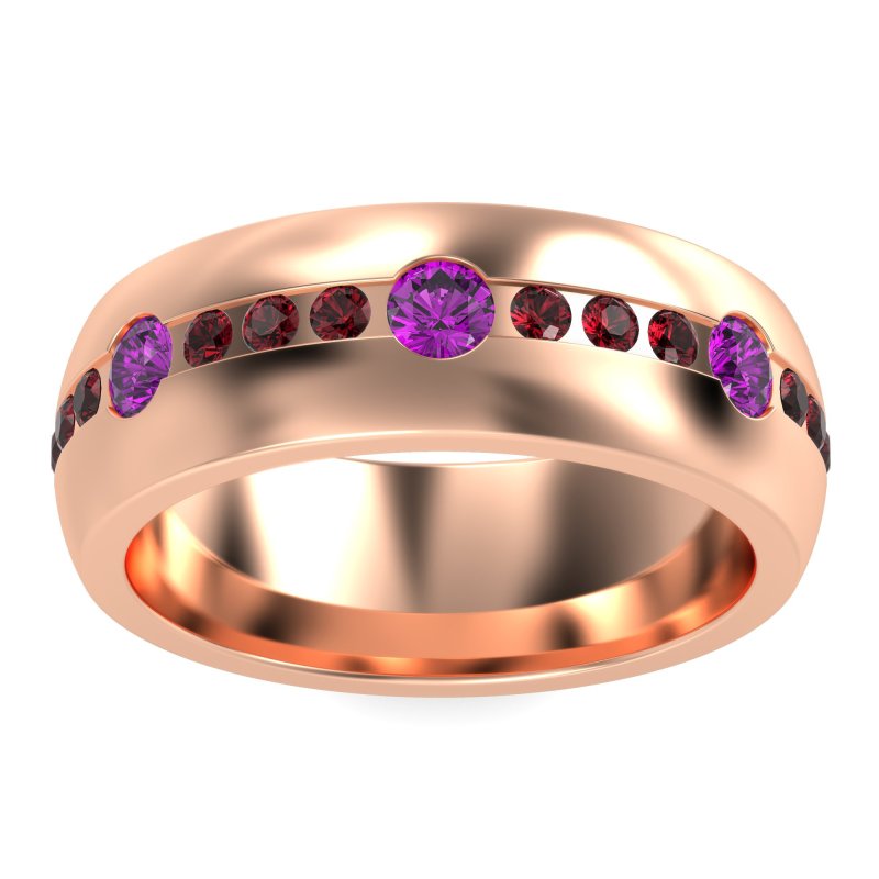 8mm Men's Modern Channel Band