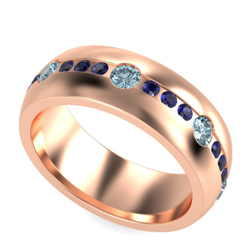 8mm Men's Modern Channel Band