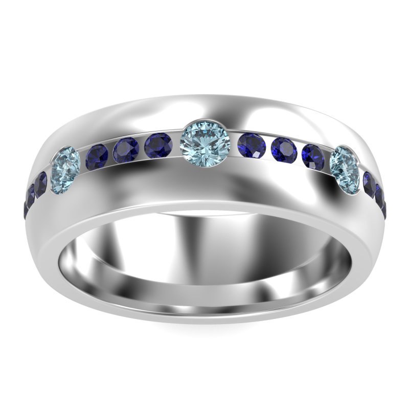 8mm Men's Modern Channel Band