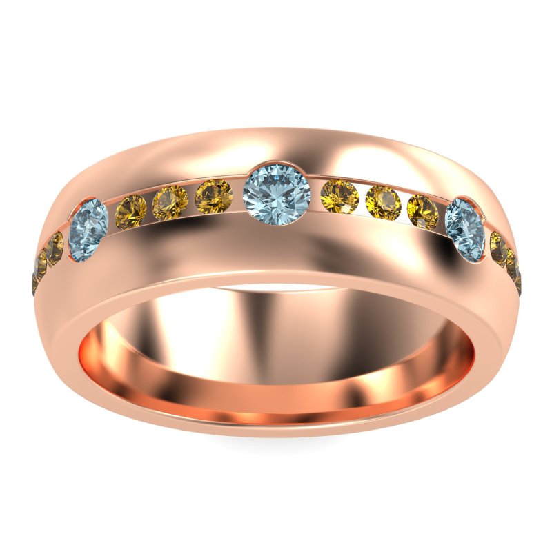 8mm Men's Modern Channel Band