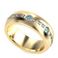 8mm Men's Modern Channel Band