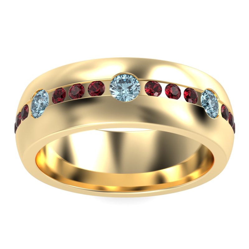 8mm Men's Modern Channel Band