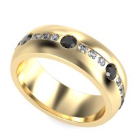 8mm Men's Modern Channel Band