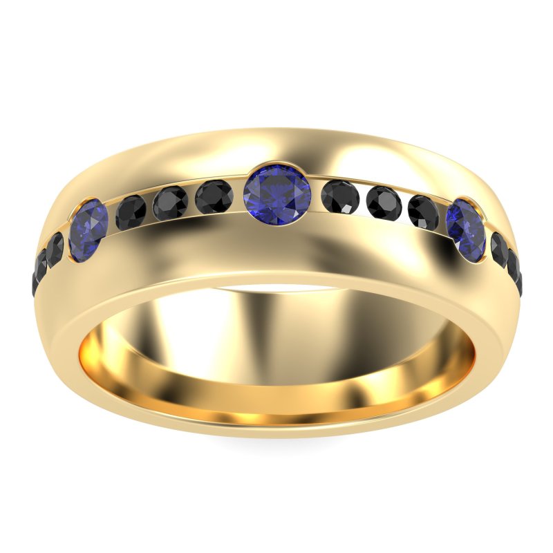 8mm Men's Modern Channel Band