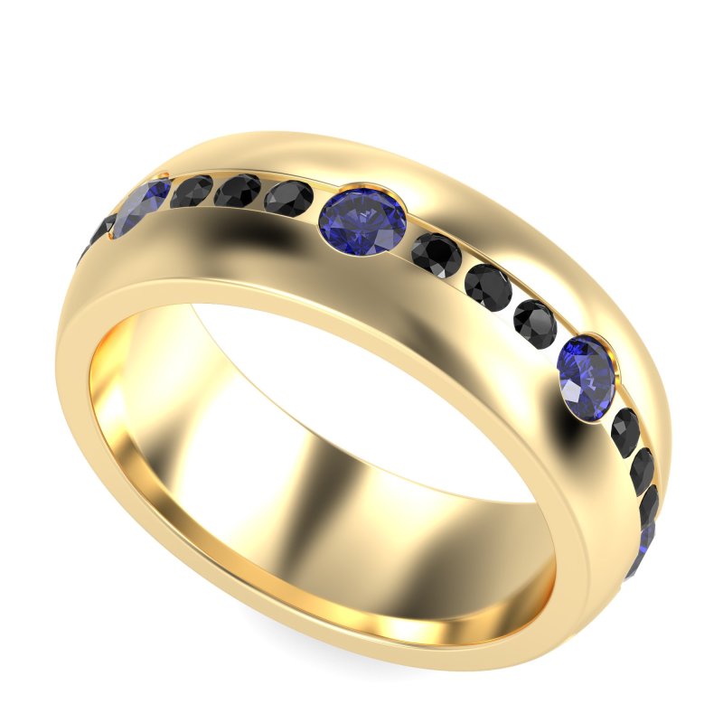 8mm Men's Modern Channel Band