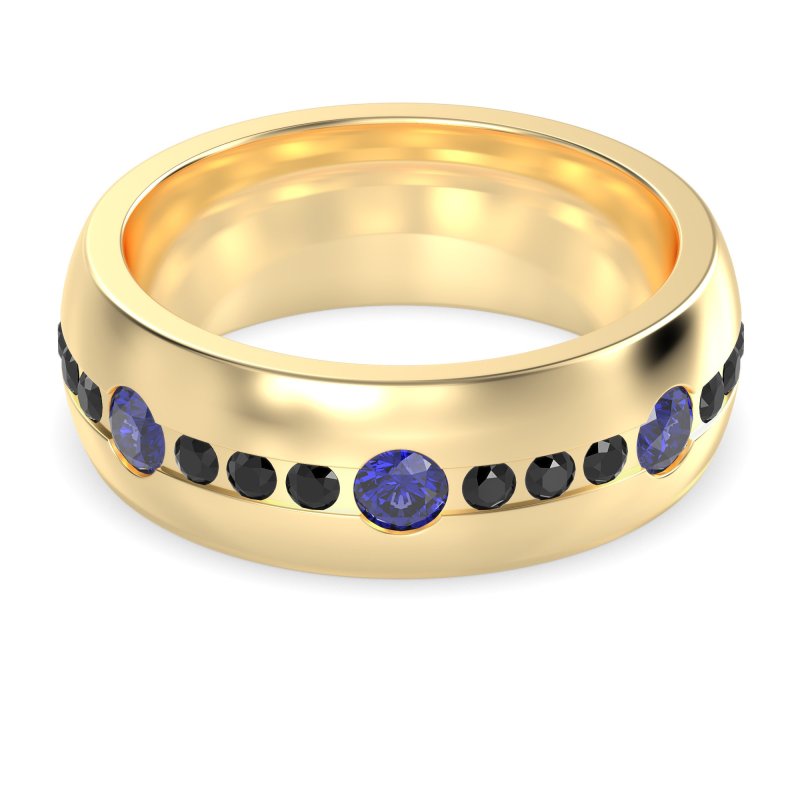 8mm Men's Modern Channel Band