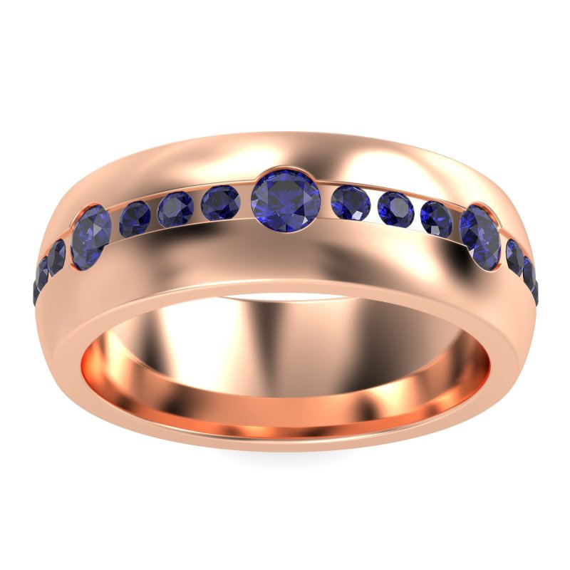 8mm Men's Modern Channel Band