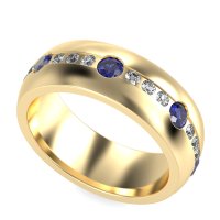 8mm Men's Modern Channel Band