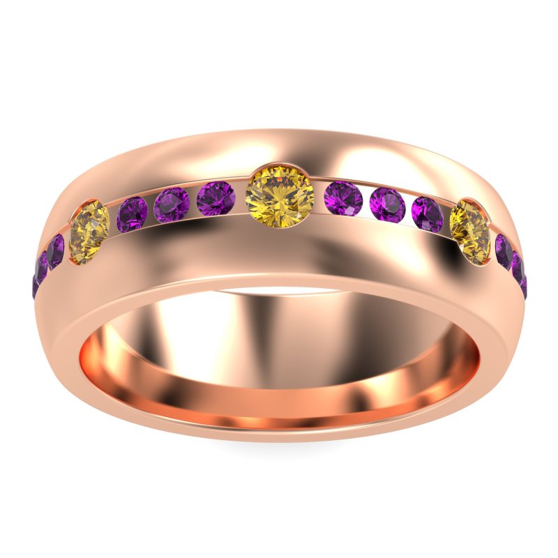 8mm Men's Modern Channel Band