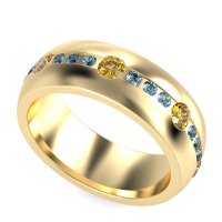 8mm Men's Modern Channel Band