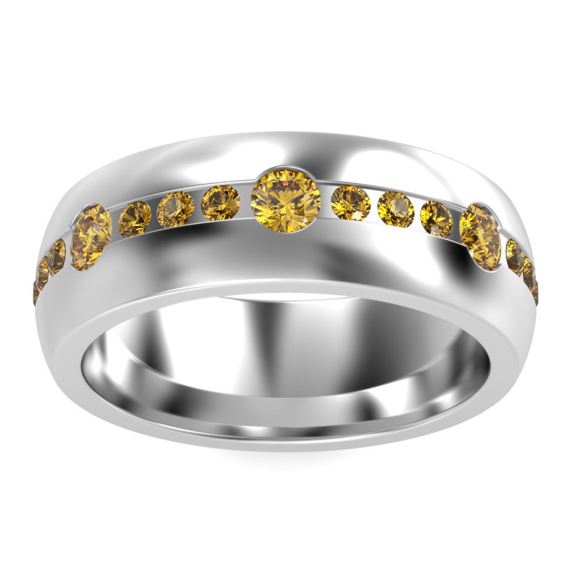 8mm Men's Modern Channel Band