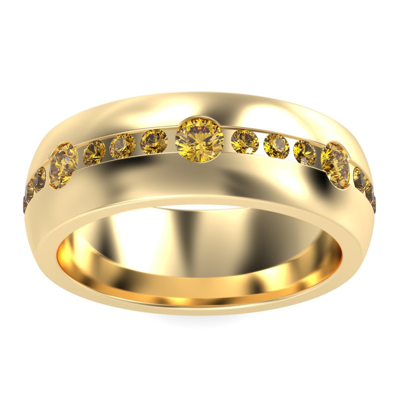 8mm Men's Modern Channel Band