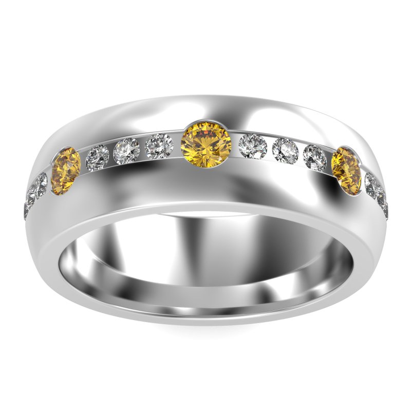 8mm Men's Modern Channel Band