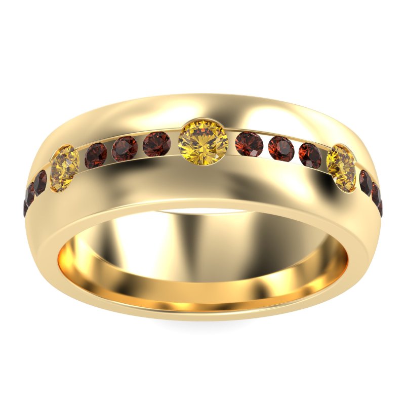 8mm Men's Modern Channel Band