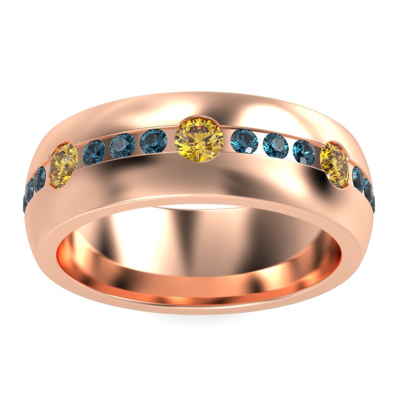 8mm Men's Modern Channel Band