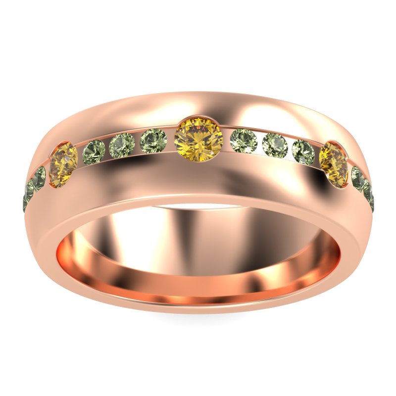 8mm Men's Modern Channel Band