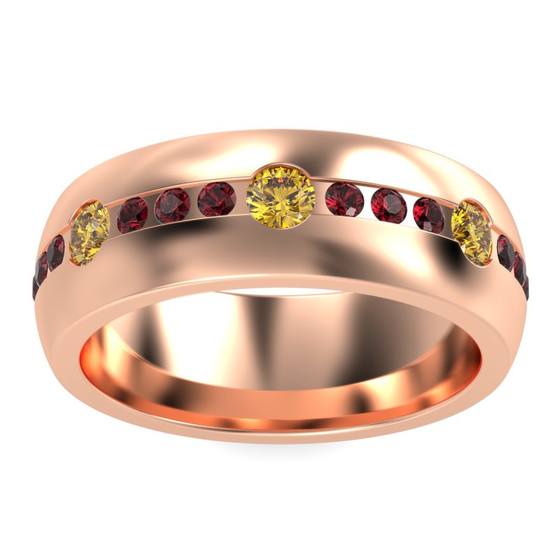 8mm Men's Modern Channel Band