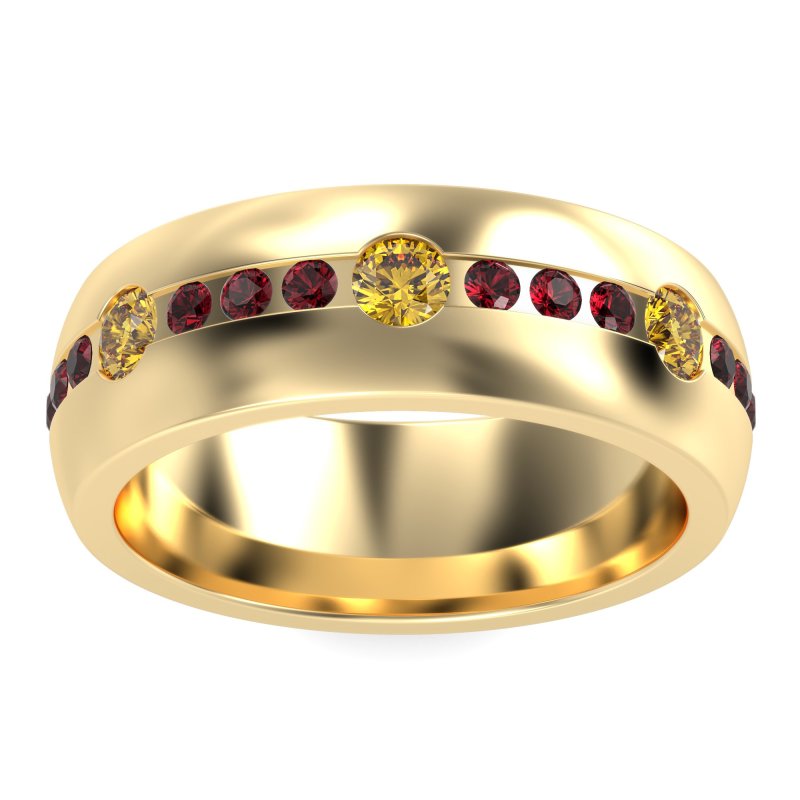 8mm Men's Modern Channel Band