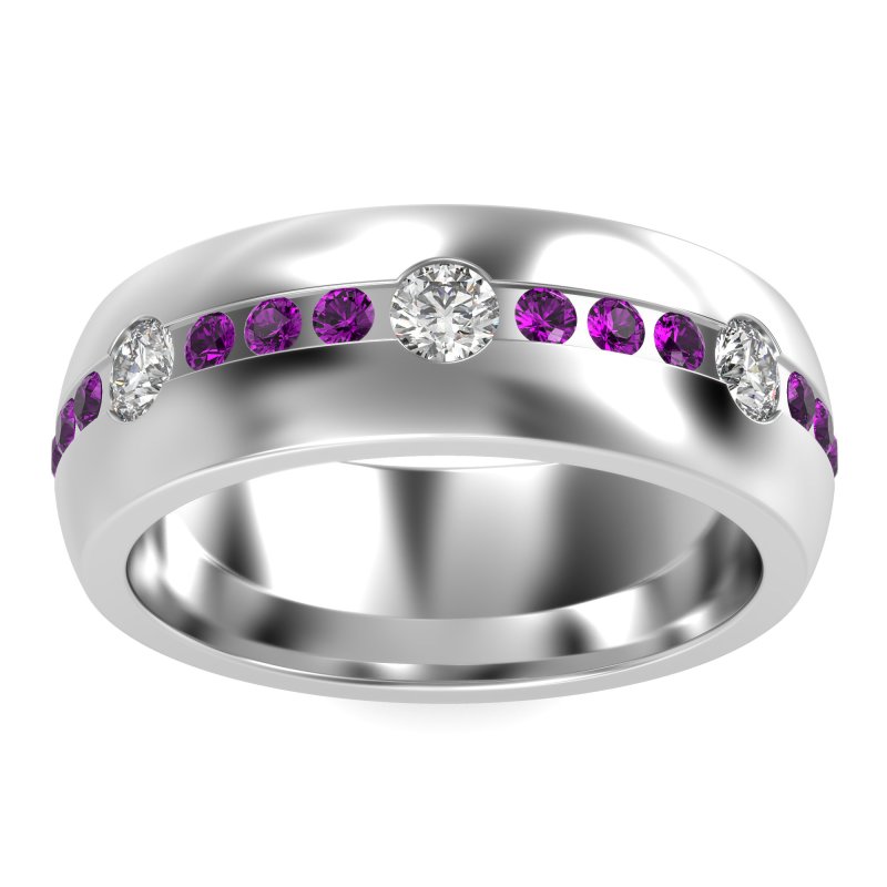 8mm Men's Modern Channel Band