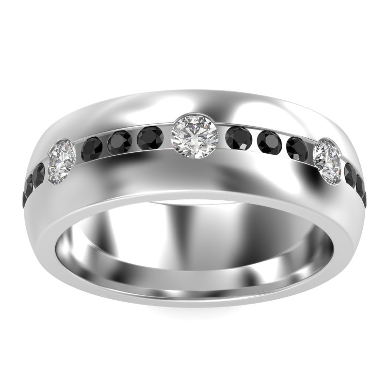 8mm Men's Modern Channel Band