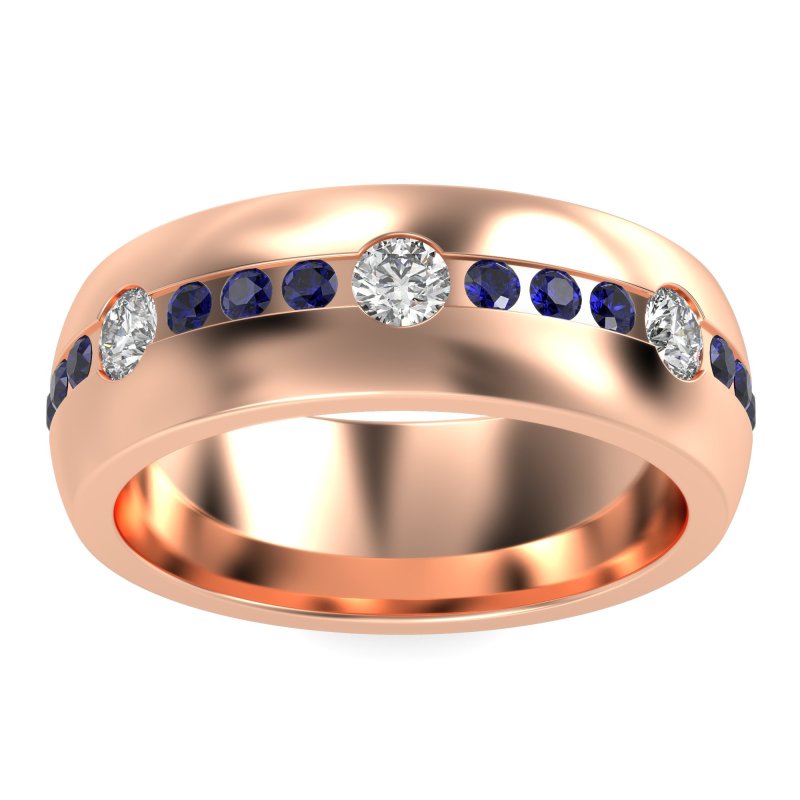 8mm Men's Modern Channel Band