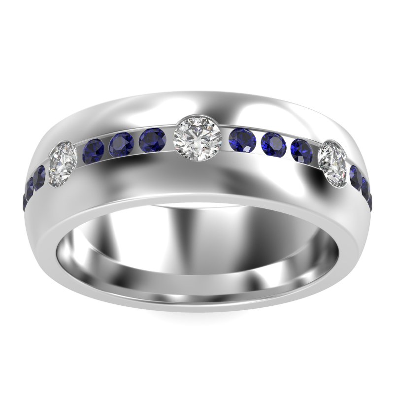 8mm Men's Modern Channel Band