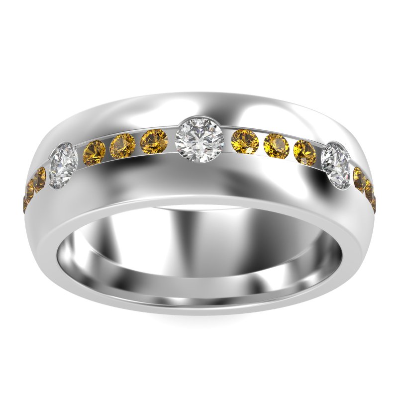 8mm Men's Modern Channel Band