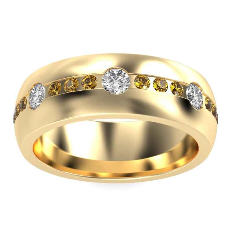 8mm Men's Modern Channel Band