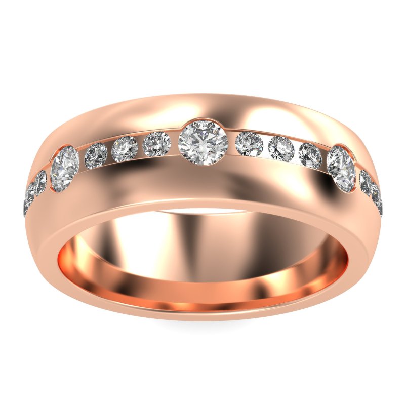 8mm Men's Modern Channel Band