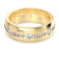 8mm Men's Modern Channel Band