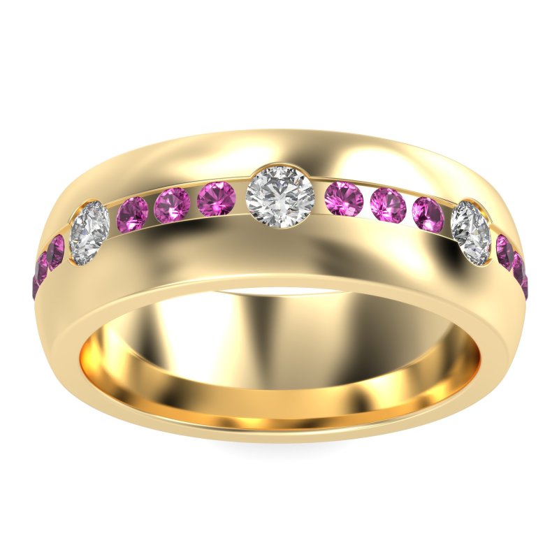 8mm Men's Modern Channel Band