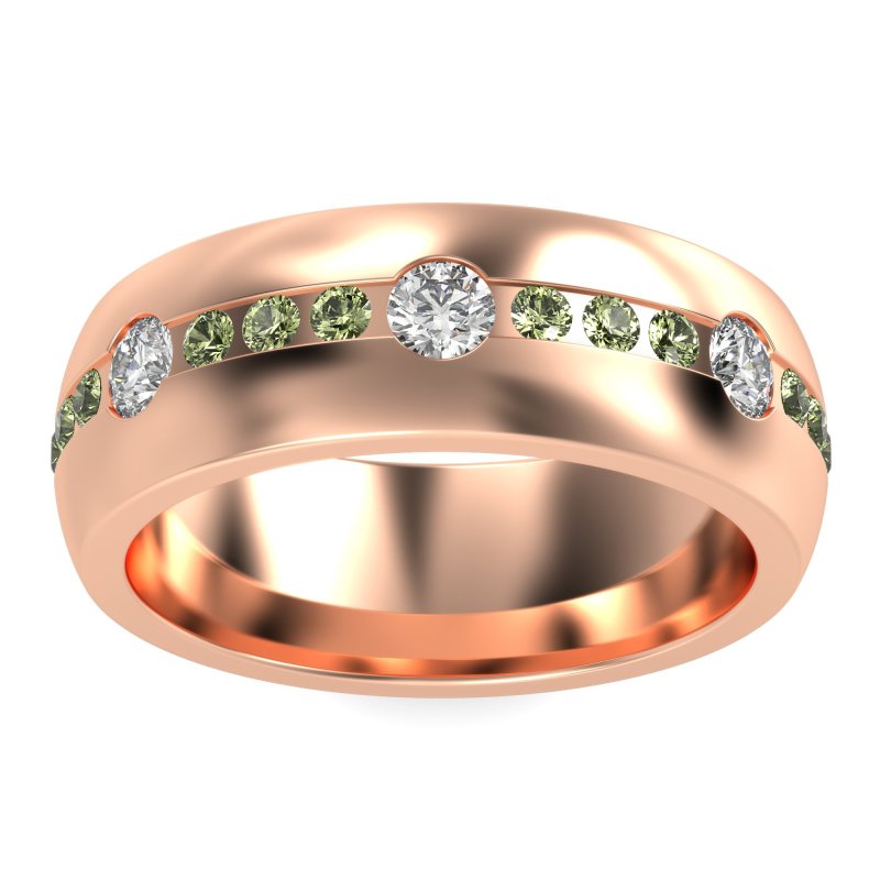 8mm Men's Modern Channel Band