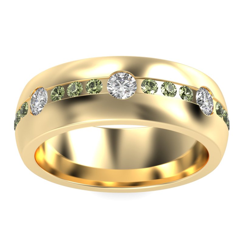 8mm Men's Modern Channel Band