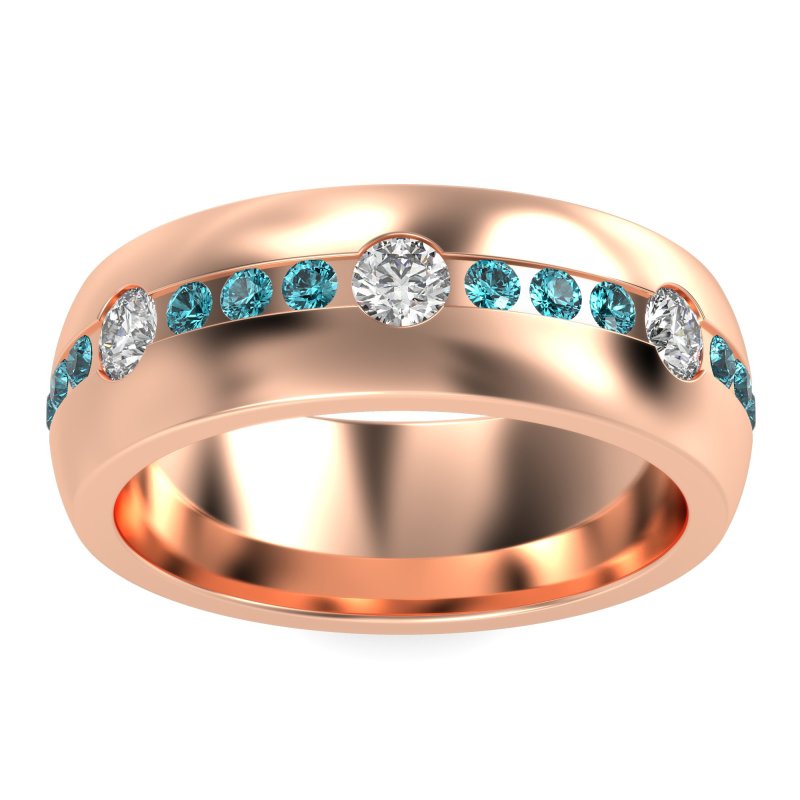 8mm Men's Modern Channel Band