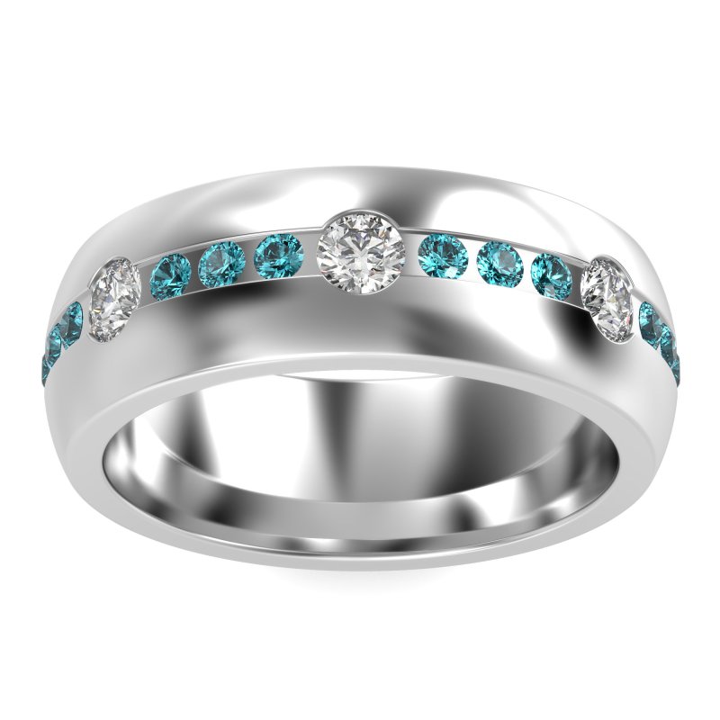 8mm Men's Modern Channel Band