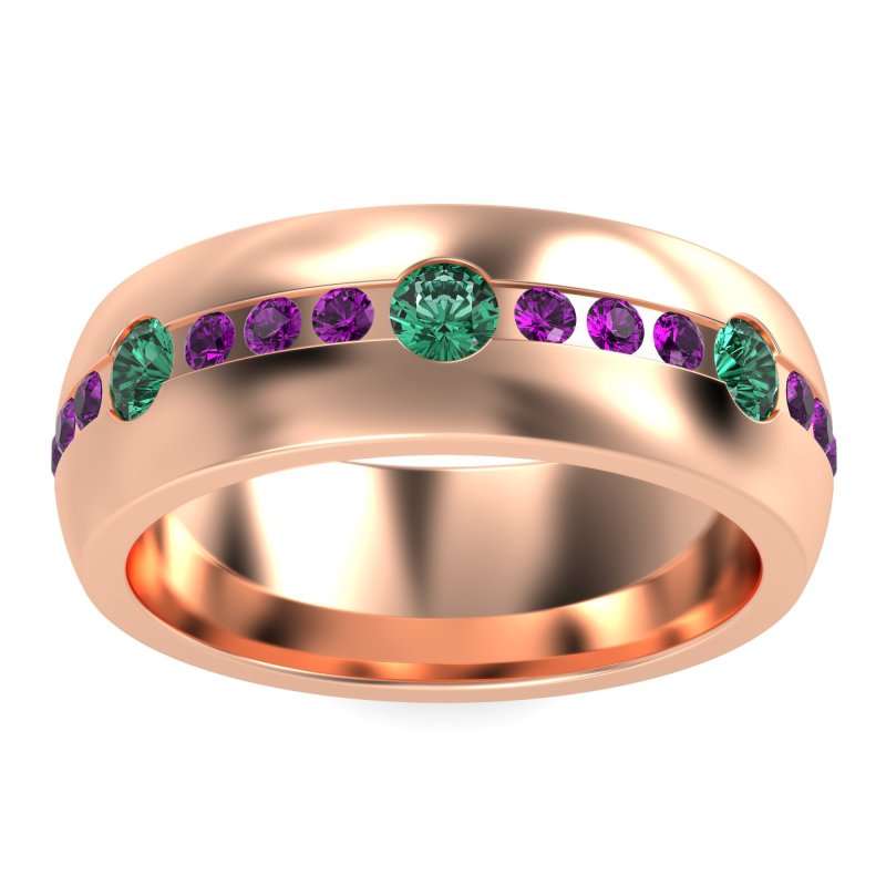 8mm Men's Modern Channel Band